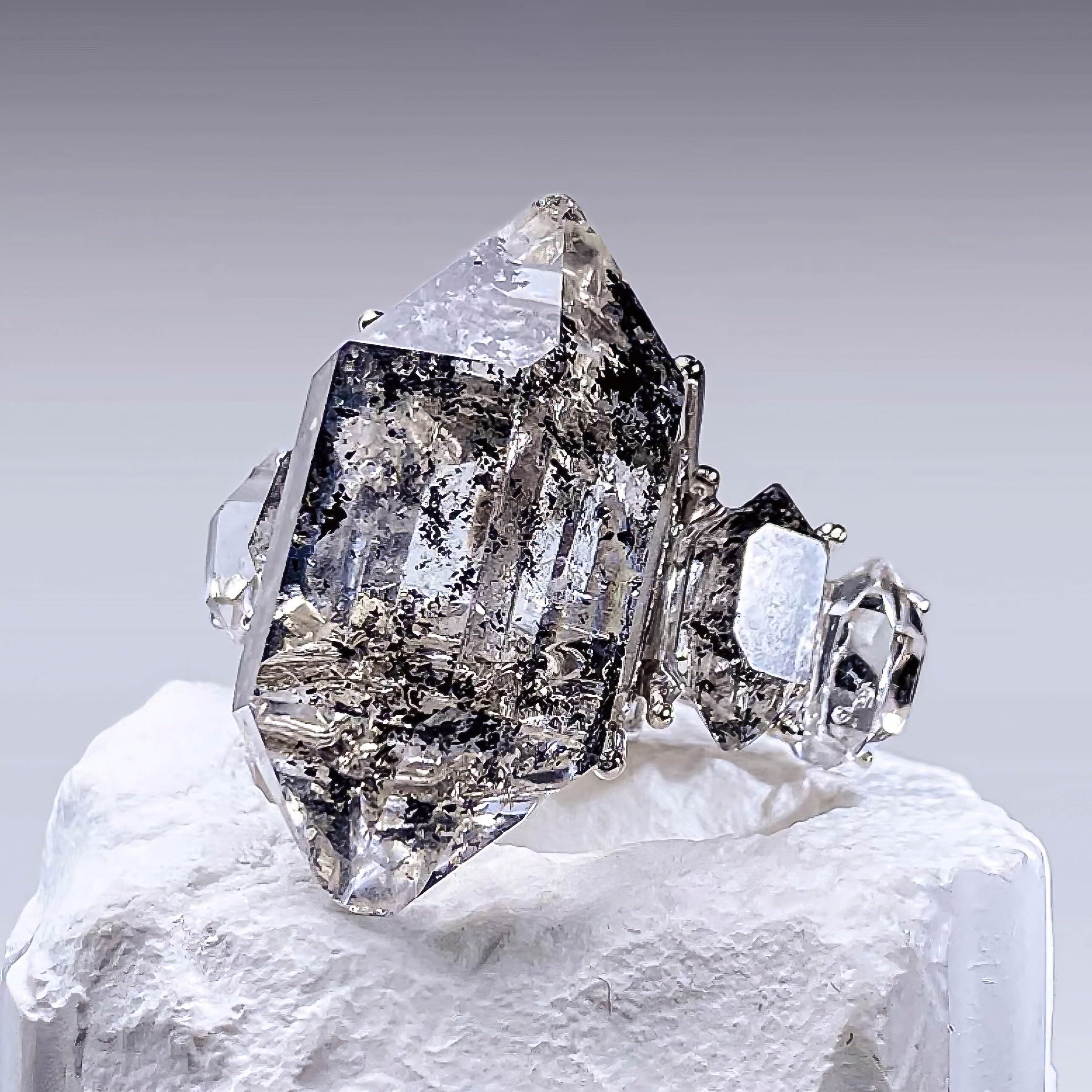LOOZIIVET Herkimer Diamond Ring