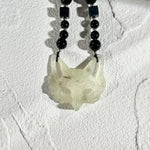 Handcrafted Fox Mask in Xiu Jade – One and Only - Looziivet