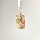 Sakura Agate "Wu Shi Pai" Pendant - One and only - Looziivet