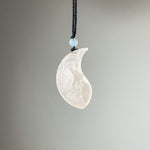 Handcrafted One and Only Dragon & Phoenix Afghan Jade Pendants - Looziivet