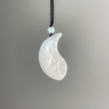 Handcrafted One and Only Dragon & Phoenix Afghan Jade Pendants - Looziivet