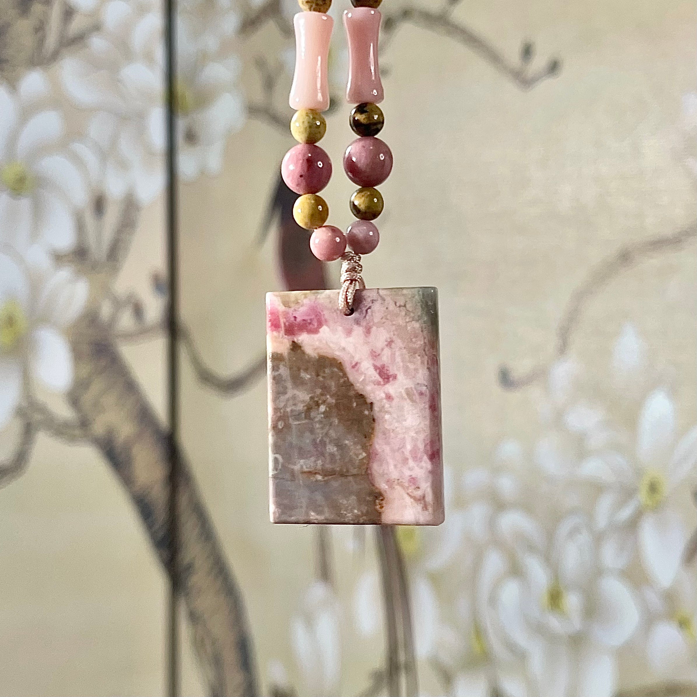 Rose Petalite "Wu Shi Pai" Pendant – One and Only - Looziivet