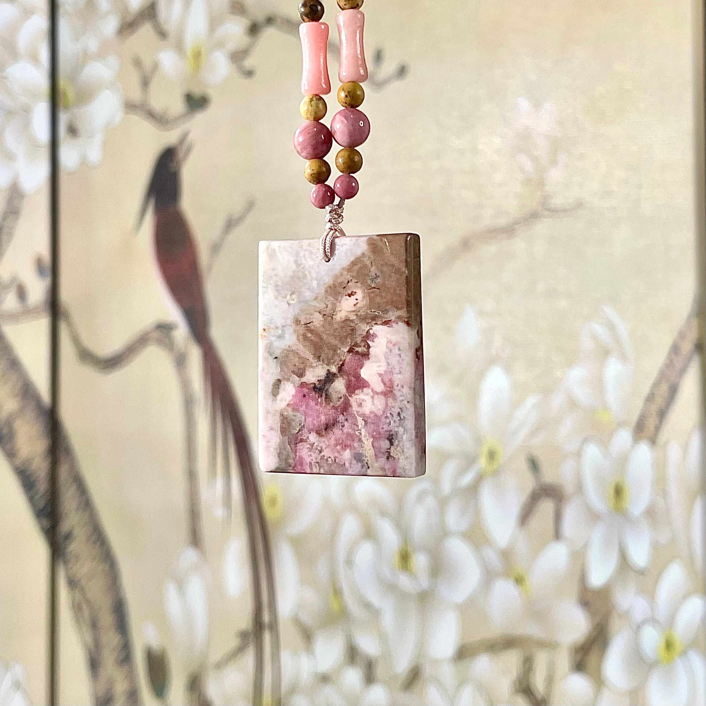Rose Petalite "Wu Shi Pai" Pendant – One and Only - Looziivet