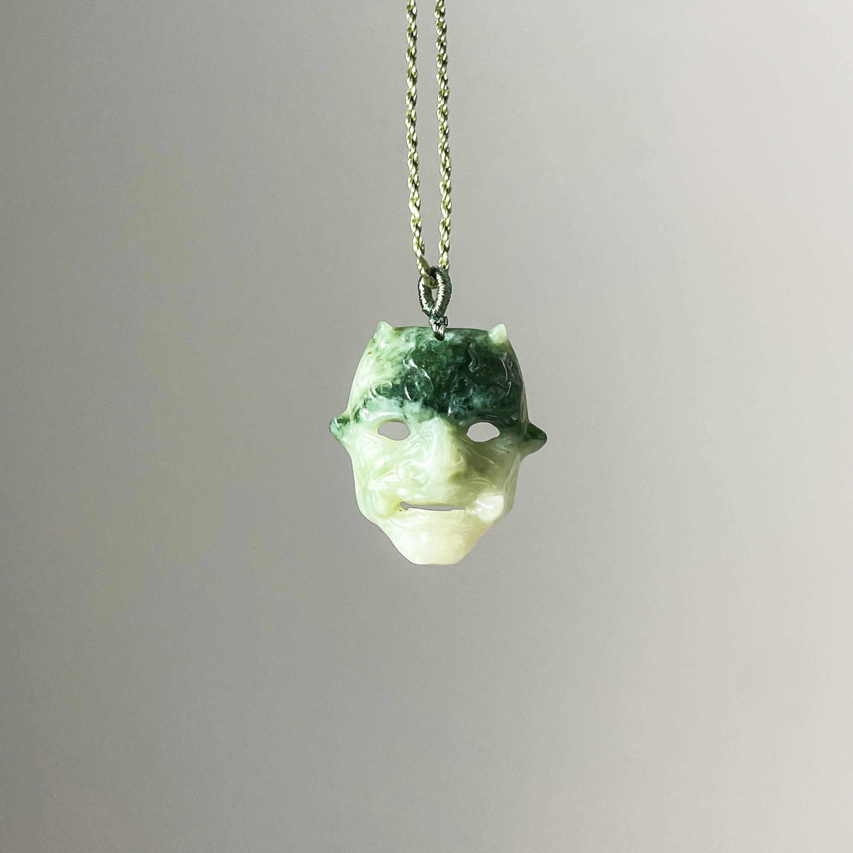 Xiu Jade Prajna Mask – One and Only, Hand-Carved Masterpiece - Looziivet