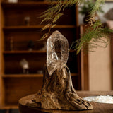 Forest WhisperPure Brazilian Quartz on Ancient Wood - Looziivet