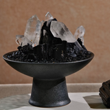 Glacial Lava- Grounding Energy Crystal Accent