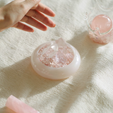 Blush Sanctuary- Heartfelt Crystal Gift: Rose Quartz & Clear Quartz Bowl for Emotional Healing & Spiritual Clarity