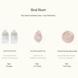 Blush Sanctuary- Heartfelt Crystal Gift: Rose Quartz & Clear Quartz Bowl for Emotional Healing & Spiritual Clarity