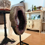 Amethyst Geode Vanity Mirror