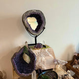 Amethyst Geode Vanity Mirror