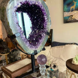 Amethyst Geode Vanity Mirror