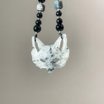 Handcrafted Fox Mask in Xiu Jade – One and Only - Looziivet