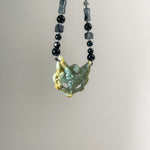 Handcrafted Fox Mask in Xiu Jade - One and Only, A Unique Blend of Elegance and Symbolism - Looziivet