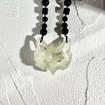 Handcrafted Fox Mask in Xiu Jade – One and Only - Looziivet