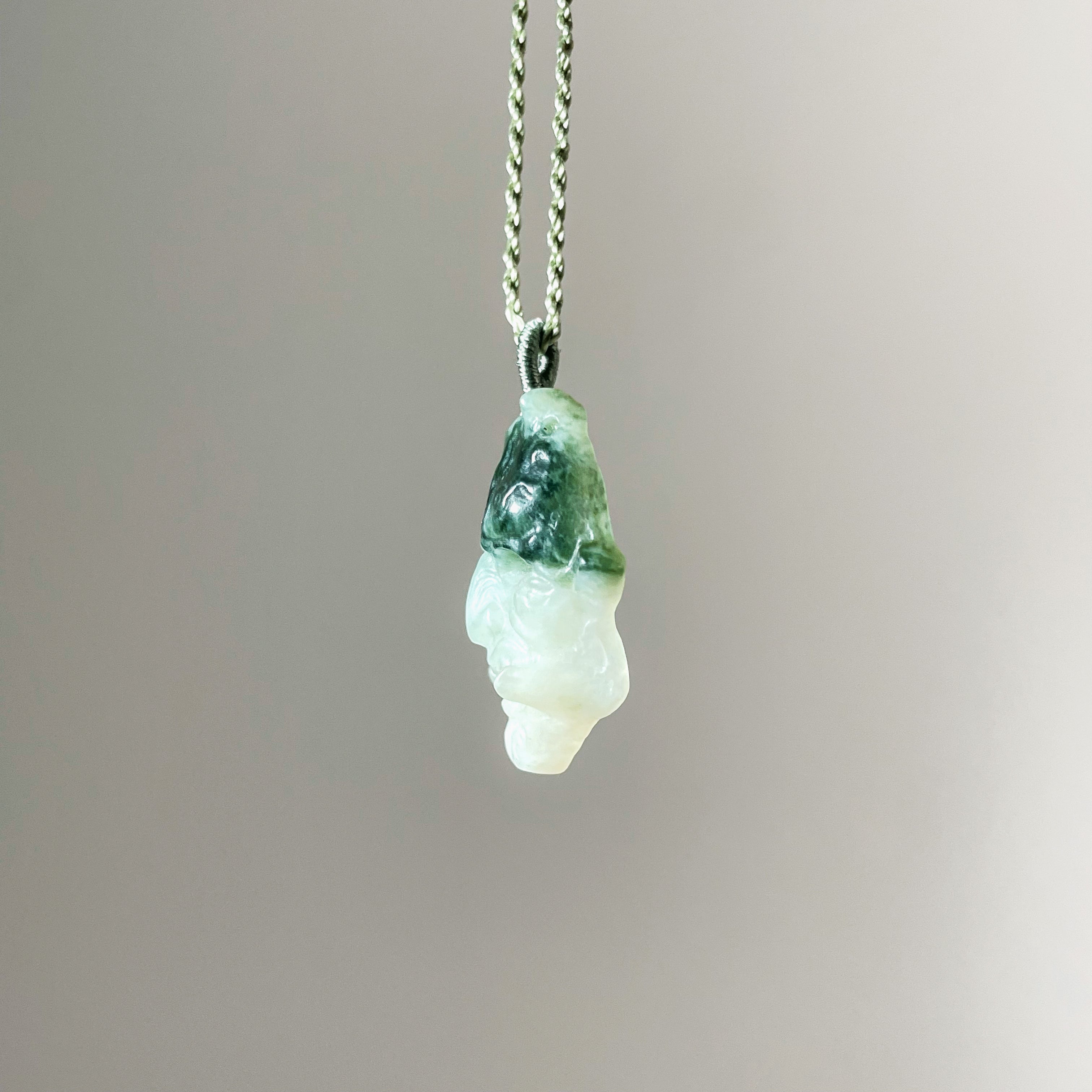 Xiu Jade Prajna Mask – One and Only, Hand-Carved Masterpiece - Looziivet
