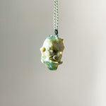 Prajna Mask – One and Only, Handcrafted Masterpiece in Xiu Jade with Green Accents - Looziivet