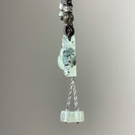 Handcrafted One and Only Peony Xiu Jade Pendant - Looziivet