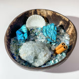 Ocean Sky Energy Crystal Bowl – Clarity, Protection & Emotional Healing - Looziivet
