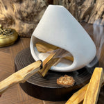 Incense Burner for Crystal Purification & Energy Cleansing Ceramic - Looziivet