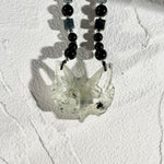 Handcrafted Fox Mask in Xiu Jade – One and Only - Looziivet