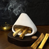 Incense Burner for Crystal Purification & Energy Cleansing Ceramic - Looziivet
