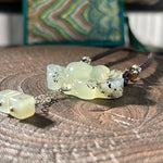 Handcrafted One and Only Peony Xiu Jade Pendant - Looziivet