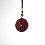 Handcrafted Vermilion Sand Ghost Money Pendant – A Must-Have for Your Birth Year, Essential for Fending Off Tai Sui - Looziivet