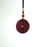 Handcrafted Vermilion Sand Ghost Money Pendant – A Must-Have for Your Birth Year, Essential for Fending Off Tai Sui - Looziivet
