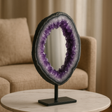 Amethyst Geode Vanity Mirror